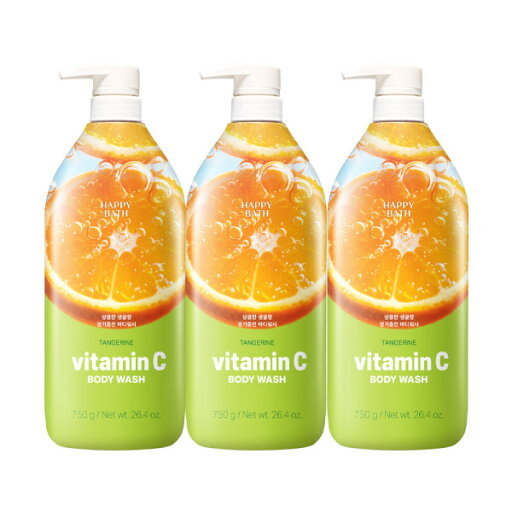Happy Bath/Vitamin C/Body Wash/750g Happy Bath/Vitamin C/Body Wash/750g