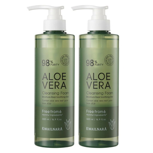 アロエフォームクレンジング 500ml 2本/ アロエベラ 98% クレンジングフォーム アロエフォームクレンジング 500ml 2本/ アロエベラ 98% クレンジングフォーム