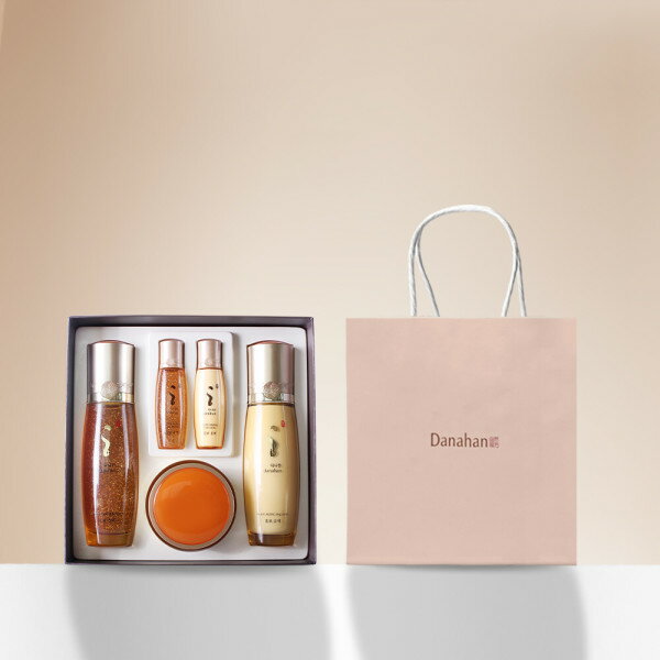 danahan Moisturizing 3types Set (Toner + Emulsion + Cream) + Shopping Bag