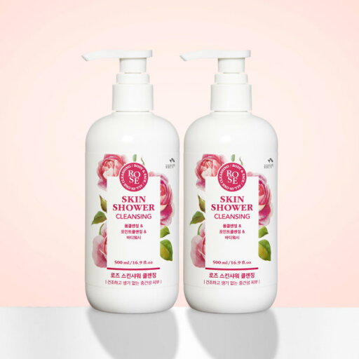 花を持った男 スキンシャワー(ローズ) 500ml x 2個 クレンジング 花を持った男 スキンシャワー(ローズ) 500ml x 2個 クレンジング