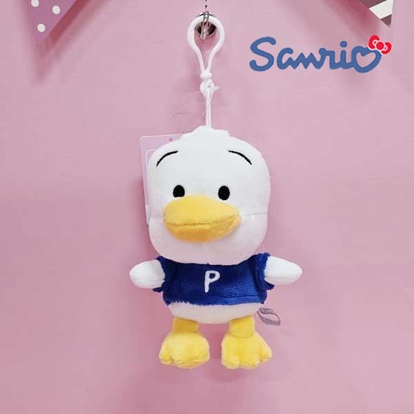 サンリオ ベージック アヒルノペクル バッグハンガー 人形 13cm 愛着 アヒル