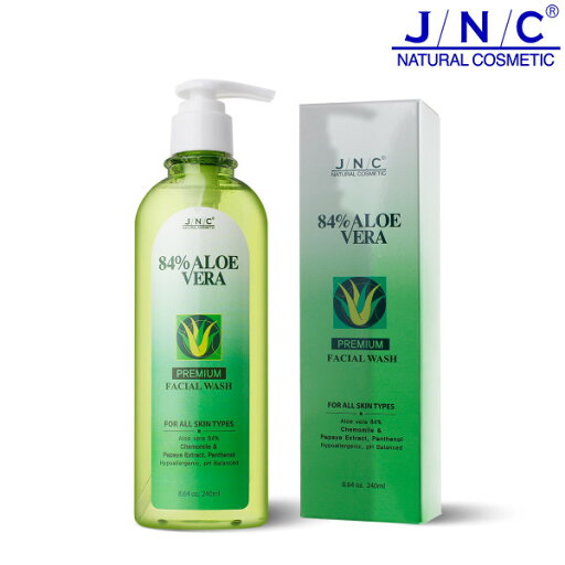 ジェイアンドシー 84% アロエベラ プレミアム フェイシャル ウォッシュ 240ml ジェイアンドシー 84% アロエベラ プレミアム フェイシャル ウォッシュ 240ml