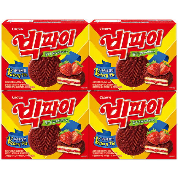 Crown/Vic Pie/Strawberry/324gX4