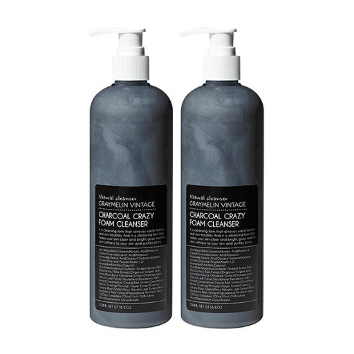 (1+1) チャコール クレイジー フォーム クレンザー 500ml (毛穴) (1+1) チャコール クレイジー フォーム クレンザー 500ml (毛穴)
