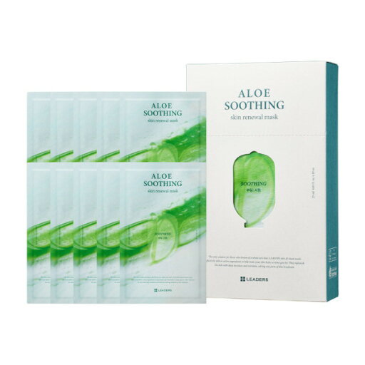 【Leaders】 Aloe/Soothing/Skin/Renewal/Mask 贈呈品なくなり次第、贈呈終了 【Leaders】 Aloe/Soothing/Skin/Renewal/Mask 贈呈品なくなり次第、贈呈終了