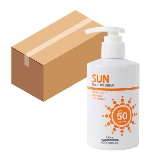 フードアホリック マルチ 日焼け止め 250ml 1箱(40本入)/ SPF50 ポンプ型