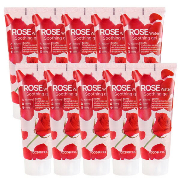 (10個)フードアホリック ローズ ウォーター スージングジェル 100ml