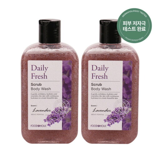 Foodaholic/Daily/Fresh/Body Wash/Lavender/300ml/Body Cleanser Foodaholic/Daily/Fresh/Body Wash/Lavender/300ml/Body Cleanser