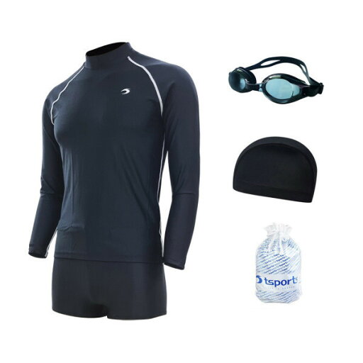 Men/Swimsuit/Shorts/Long Sleeve/Rash Guard/Set/Large/23042+24062 Men/Swimsuit/Shorts/Long Sleeve/Rash Guard/Set/Large/23042+24062