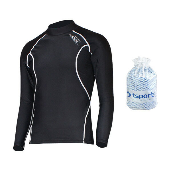 TSスポーツ メンズ水着 長袖 ラッシュガード 水着 ビーチ 室内 プール上衣 講習用 大人 男子水着 3979