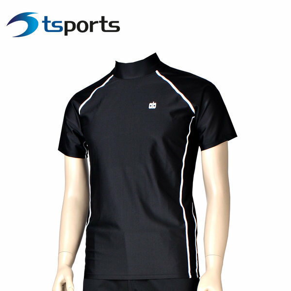 メンズ ビーチ 室内 半袖ラッシュガード 水着 上衣 ARM-1003