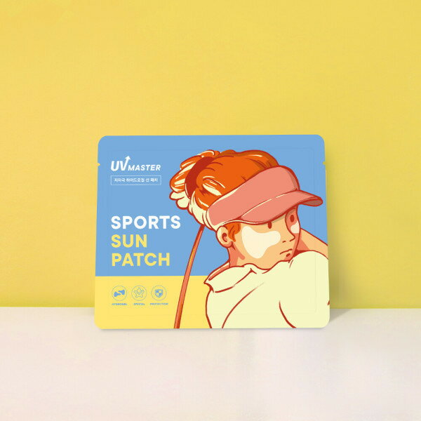 UV マスター スポーツ サンパッチ(4個入り)