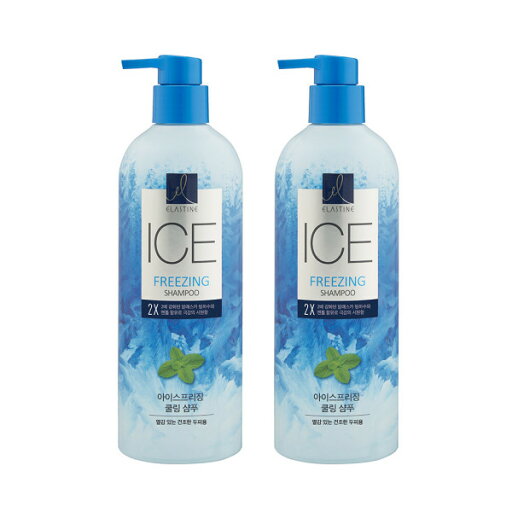 エラスチン アイスフリージング 頭皮 ディープクレンジング クーリング 弱酸性シャンプー 680ml x 2個 エラスチン アイスフリージング 頭皮 ディープクレンジング クーリング 弱酸性シャンプー 680ml x 2個
