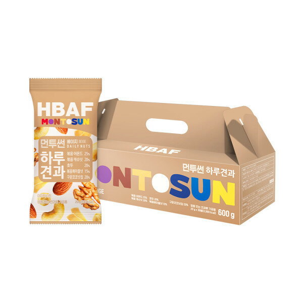 HBAF バフメント サン 一日犬とベージュ ギフトセット (20Gx30袋)