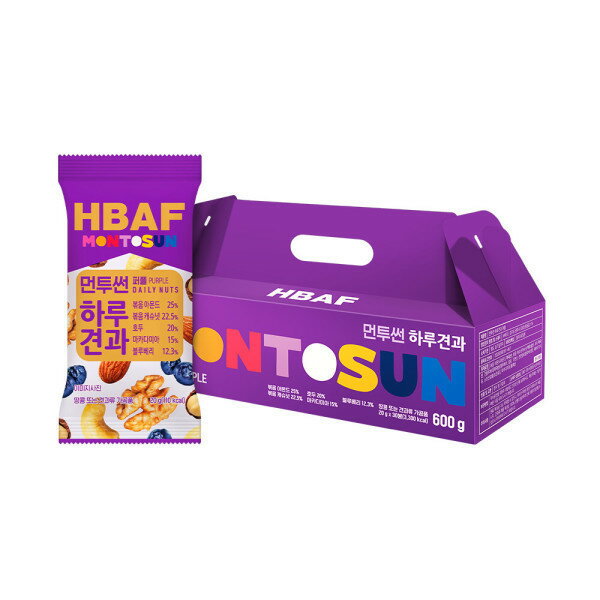 HBAF バフメント サン 一日犬とパープル ギフトセット (20G X 30袋)