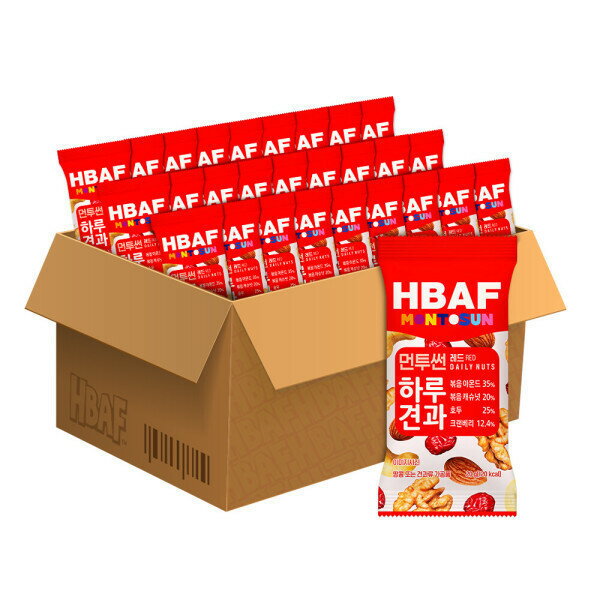 HBAF バフメント サン 一日絹とレッド 100袋 (20G X 100EA)