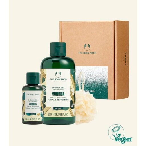【The body shop】 モリンガ シャワージェル 3点 プレゼントセット 【The body shop】 モリンガ シャワージェル 3点 プレゼントセット