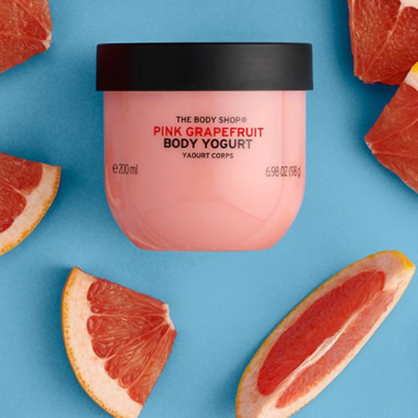 【The body shop】 ザ·ボディショップ ピンク グレープフルーツボディヨーグルト 贈呈品なくなり次第、..