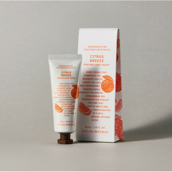 【Nature Republic】 ハンドアンドネイチャー パフューム ハンドクリーム シトラスブリーズ（シトラス..