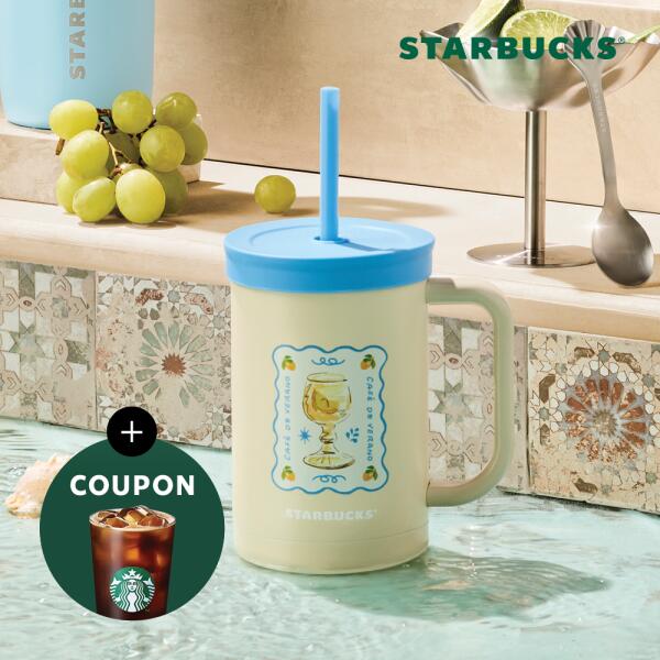 【Starbucks】 スターバックス SS サマー ブリーズ TKHA コールドカップ 600ml 韓国スタバ