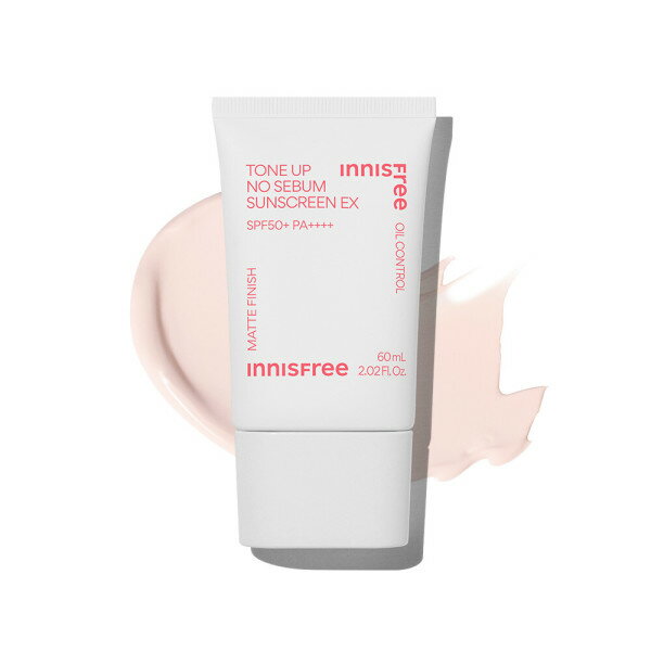 【Innisfree】 トーンアップ ノーセバム サンスクリーン イーエックス 60mL (贈呈品なくなり次第、予告..