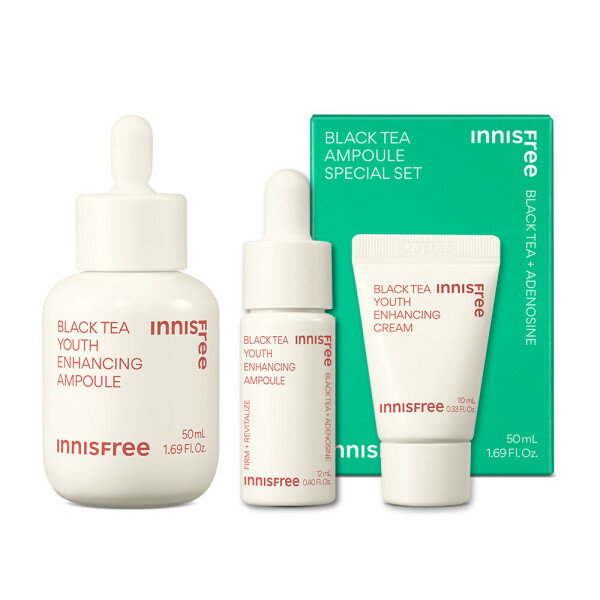 【Innisfree】 ブラックティーアンプルスペシャルセット (贈呈品なくなり次第、予告なしで贈呈終了)