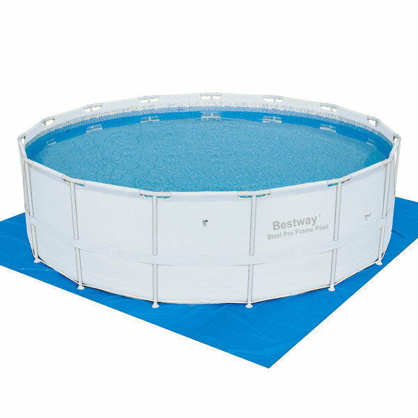 BW58003 円形 プール 床マット 488x488cm/ プールマット 浮き輪