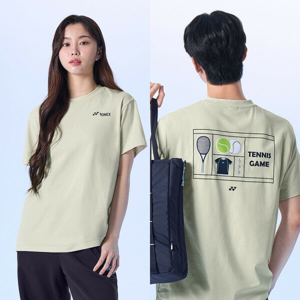 Yonex 255TS030U Tennis Short Sleeve T-Shirt 4Q Tennis Apparel 255TS030U Tennis Short Sleeve T-