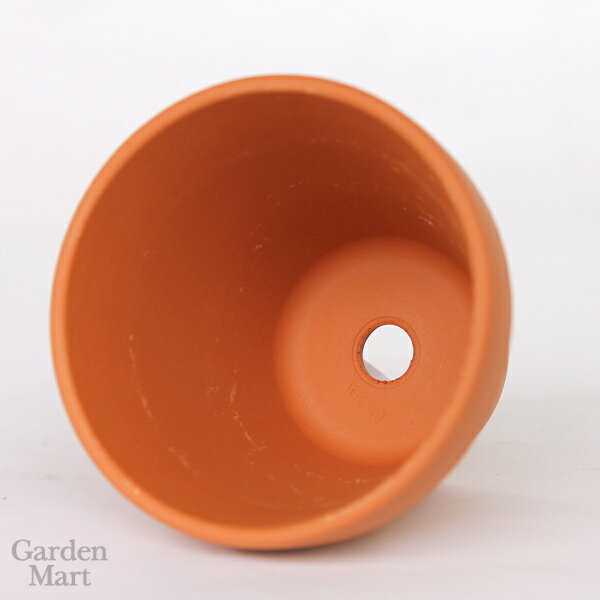 ドイツ製 テラコッタ 植木鉢 シンプル スタンダードポット 直径8.1cm(内径7.3cm)サイズ テラコッタ色A07 SPANG スパング ※在庫限り (2026福袋対象)