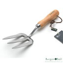 園芸 ガーデニング用 ハンディ 除草 雑草取り ステンレススチール製 ハンドフォーク Hand Fork RHS認定品 Burgon&Ball バーゴン＆ボール (2024年福袋対象)