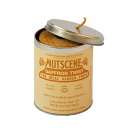 麻ひも 麻紐 NUTSCENE ナッツシーン 缶入りジュートツイン130M（3ply） サフラン 園芸 ガーデニング 手芸 クラフト ラッピング カラー