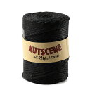 麻ひも 麻紐 NUTSCENE ナッツシーン チャンキー スプール 90m ブラック 園芸 ガーデニング 手芸 クラフト ラッピング カラー (2025年6月再入荷)