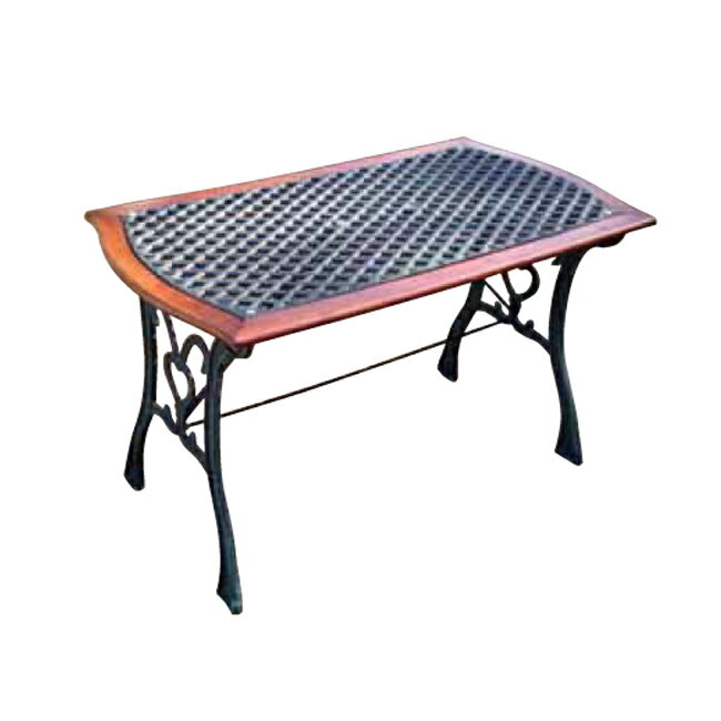 ガーデンテーブル/ファニチャークロステーブル屋外向け 鋳鉄ファニチャー[ジャービス商事/13015]【メーカー直送・代金引換不可】【本州送料無料】