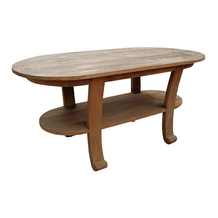 ガーデンテーブル/ファニチャー/木製家具/ロマンティックテーブル無塗装屋外向け チーク材ファニチャー[ジャービス商事/35214]【メーカー直送・代金引換不可】【本州送料無料】