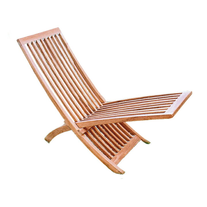 ガーデンチェア/椅子/木製家具スライドチェア無塗装屋外向け チーク材ファニチャー[ジャービス商事/36314]【メーカー直送・代金引換不可】【本州送料無料】