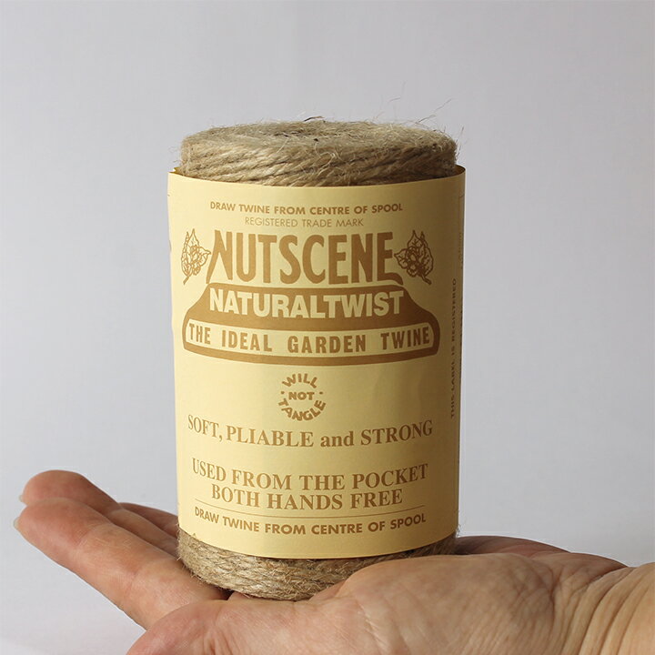 麻ひも 麻紐 NUTSCENE ナッツシーン ジュートスプール 110m ナチュラル 園芸 ガー...