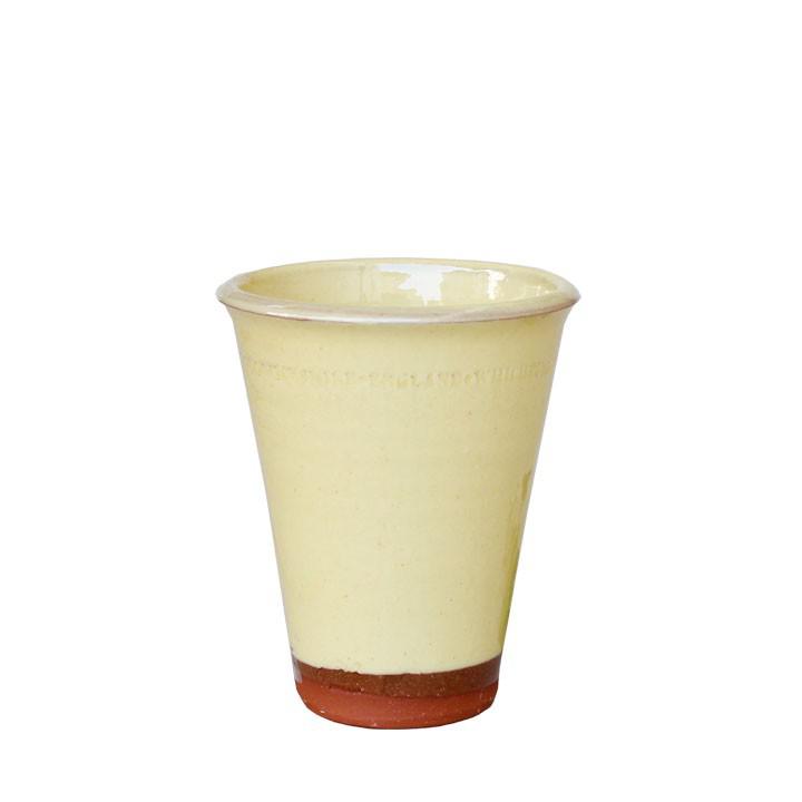 Whichford ウィッチフォード 植木鉢 塗り鉢 グレイズドロングトム 直径18cmサイズ クリーム