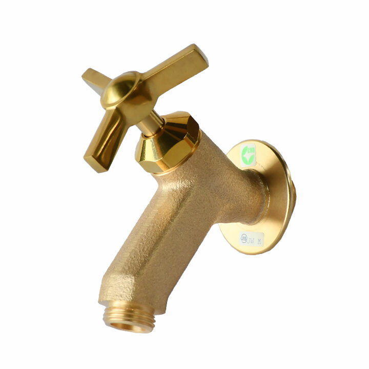 Rakuten - 外水栓用 蛇口 トランクフォーセット スリー 真鍮 GM3-F-281 [F-501/F-506適合品] GM商品対象 (立水栓同時購入 割引対象品) 泡沫アダプター(真鍮色)プレゼント!(6/17まで!!)