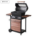 【期間限定・ポイント5倍】カリフォルニアパティオガスが使えるBBQグリル【都市ガス】バーベキューグリルWoody ウッディ (大サイズ)【メーカー直送・代金引換...