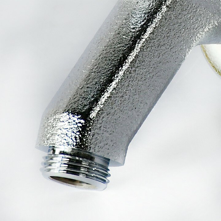 外水栓用 蛇口 トランクフォーセット スリー 鋳肌メッキ GM3-F-284 [F-410/F-430適...