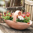 英国製 ハンドメイド 植木鉢 テラコッタ Basket バスケット Yorkshire Flowerpots ヨークシャー・フラワーポット (春のガーデニングフェア第3弾)