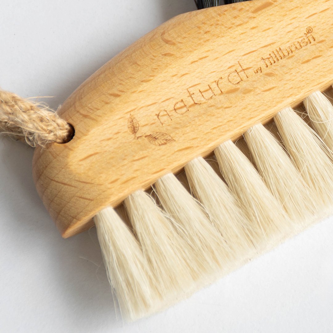イギリス製 ヒルブラシ ラップトップブラシ ソフト HBN125 Natural by Hillbrush 山羊毛 豚毛 ※メール便対象 (hillbrushプレゼント対象)