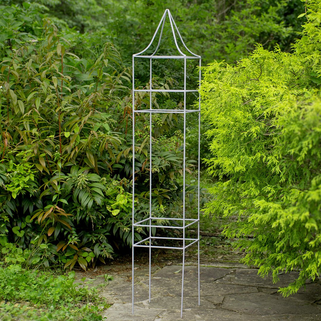 日本製 アイアン オベリスク チャーチ ジンク Lサイズ 1.4mトピアリー トレリス (楽天スーパーSALE対象)