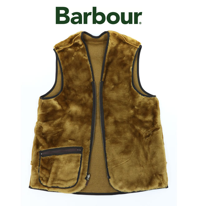 MLI0004 BARBOUR PILE LINER バブアー パイルライナー フロントジップ ジッパー式 ブラウン ビデイル ボーダー ビューウィック 等【日本正規販売代理店】