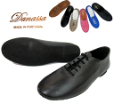 【定番】外で履くことが前提で作られた　JAZZ　シューズ レースアップ DANASSA JAZZ SHOES ダナッサ　ジャズ　シューズ( BLACK leather : ブラックレザー )ダンスシューズ