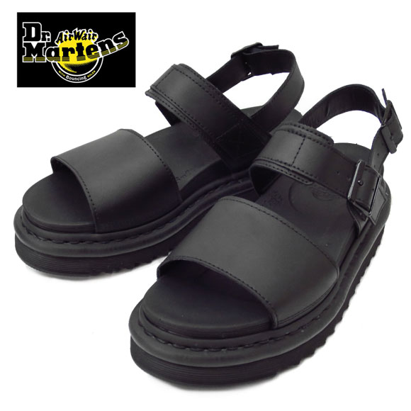 【国内正規商品】 Dr.MARTENS VOSS 【BLACK】レディース　ドクターマーチン ボス ヴォス HYDRO LEATHER サンダル