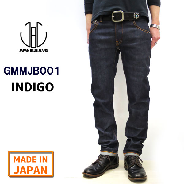 ジャパンブルージーンズ GMMJB001 インディゴ　セルヴィッチデニム [ 12oz ] 【チェーンステッチにて丈つめ無料】 JAPAN BLUE JEANS JAPANBLUE 日本製　ビンテージ セルビッジ 【正規販売代理店】