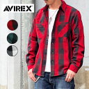 AVIREX アヴィレックスDAILY BLOCK CHECK SHIRTS デイリー ブロックチェックシャツ 長袖シャツ チェックシャツ アビレックス 6125137 783-2223002