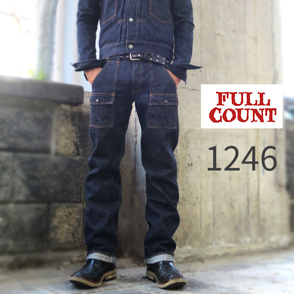  FULL COUNT   BUSH PANTS（ ブッシュパンツ ） Made in Japan フルカウント ジーンズ 「1246W BUSH PANTS」 FULLCOUNT　フルカウント　