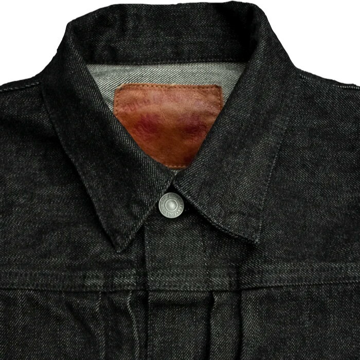 FULLCOUNT [ 2107BK ] Type 1 Black Denim Jacket �ե륫����� 13.7oz �ե������� �ǥ˥ॸ�㥱�å� 1st G����� �֥�å��ǥ˥� ���� ������